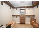 Large walk-in closet with custom shelving and drawers at 2401 Euclid Ave # 110, Charlotte, NC 28203