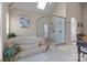 Luxurious bathroom featuring a soaking tub, glass-enclosed shower, and a skylight at 2498 Smith Harbour Dr, Denver, NC 28037