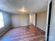 Spacious living room featuring wood-look flooring at 3610 Becky Ln, Monroe, NC 28112