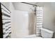 Clean bathroom with tub, shower, and shower caddy at 5113 Park Place Dr, Dallas, NC 28034