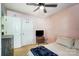 Spacious bedroom with double closets and neutral decor at 5113 Park Place Dr, Dallas, NC 28034
