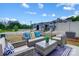 View of outdoor furniture and surrounding neighborhood at 604 Cassidy Ct, Clover, SC 29710