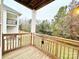Private balcony overlooking wooded area at 6726 Mallard Park Dr, Charlotte, NC 28262