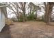 Large backyard with mature trees and plenty of space at 809 Miller St, Gastonia, NC 28052