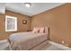 Cozy bedroom with carpet floors features a comfortable queen-sized bed at 1077 Gauguin Ln, Tega Cay, SC 29708