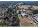 Aerial view of property and surrounding neighborhood at 1316 Neal Hawkins Rd, Gastonia, NC 28056