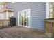 Deck with sliding glass door access and grill at 1316 Neal Hawkins Rd, Gastonia, NC 28056