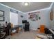 Home office with racing chair and decor at 1316 Neal Hawkins Rd, Gastonia, NC 28056