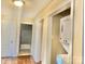 Stackable washer and dryer in the laundry room at 1618 4Th St, Salisbury, NC 28144