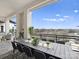 Spacious balcony with outdoor furniture and city views at 19329 Watermark Dr # 261/262, Cornelius, NC 28031