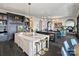 Open kitchen with large island and breakfast bar at 19329 Watermark Dr # 261/262, Cornelius, NC 28031
