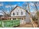 New house under construction with a dumpster at 204 N Yadkin Ave, Spencer, NC 28150