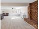 Spacious Gathering room featuring a brick fireplace and recessed lighting at 220 Augusta Dr, Statesville, NC 28625