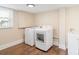 Laundry room with washer, dryer, and utility sink at 220 Augusta Dr, Statesville, NC 28625