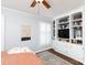 Bedroom with built-in shelving and a cozy atmosphere at 3474 Lake Wylie Dr, Rock Hill, SC 29732