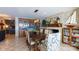 Bright dining room with fireplace and built-in cabinetry at 3474 Lake Wylie Dr, Rock Hill, SC 29732