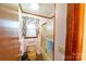 Bathroom with shower/tub combo and floral window treatment at 4816 Zion Church Rd, Concord, NC 28025