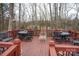 Large deck with multiple seating areas at 4816 Zion Church Rd, Concord, NC 28025