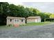 Property featuring outbuildings with storage, shed with wreaths and carport on a gravel drive at 4816 Zion Church Rd, Concord, NC 28025