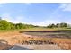 Unimproved level backyard perfect for future landscaping at 5177 Flay Rd, Lincolnton, NC 28021