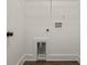 Convenient laundry room area with connections and storage space. 220v hookup at 5177 Flay Rd, Lincolnton, NC 28021