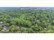 Expansive aerial view of a community surrounded by lush greenery, offering a serene and private atmosphere with a city skyline view at 5929 Quail Hollow Rd # B, Charlotte, NC 28210