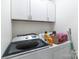 Convenient laundry room with modern washer and dryer at 65 Franklin St, Wadesboro, NC 28170