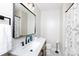 Modern bathroom with updated vanity and fixtures at 665 Edwards Rd, Fort Lawn, SC 29714