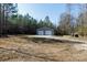 Spacious detached garage with double doors and concrete pad at 665 Edwards Rd, Fort Lawn, SC 29714