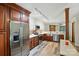 Well-equipped kitchen featuring stainless steel appliances and two-tone cabinets at 9108 Nolley Ct # B, Charlotte, NC 28270