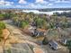 An aerial view of houses on a golf course, next to a lake, and with a background of trees under a sky of clouds at 1019 Palmyra Dr, Fort Mill, SC 29708