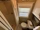 Clean bathroom with shower and toilet at 130 Badin Lake Cir, New London, NC 28127