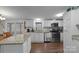 Bright kitchen with white cabinets and granite countertops at 15918 Big Bear Rd, Albemarle, NC 28001