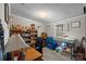 Home office featuring built-in shelving and window at 15918 Big Bear Rd, Albemarle, NC 28001