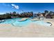 Community pool with lap lanes and a play area at 16400 Cozy Cove Rd, Charlotte, NC 28278