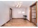 Bright dining room features modern flooring and vintage lighting at 1648 Newton Dr, Statesville, NC 28677