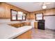 Functional kitchen with ample counter space, built in cabinets and modern appliances at 1648 Newton Dr, Statesville, NC 28677