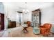 Elegant dining room featuring stylish decor, a chandelier, and hardwood floors at 2727 Cypress Oak Ln, Gastonia, NC 28056