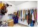 Organized walk-in closet with shelving, hanging rods, and ample storage space at 2727 Cypress Oak Ln, Gastonia, NC 28056