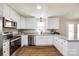 Beautiful kitchen with stainless steel appliances, white cabinets, and granite countertops at 3331 Center Rd, Chester, SC 29706