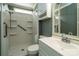 Bathroom features a large vanity and walk in shower with accessibility features at 4428 Turkey Ln, Rock Hill, SC 29730