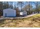 View of the storage buildings on property; one building is an oversized garage at 4428 Turkey Ln, Rock Hill, SC 29730