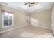 Neutral-toned main bedroom with carpet, recessed lighting, and bright, natural light at 781 Woodlawn Ave, Mount Holly, NC 28120