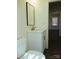 Bathroom featuring white vanity with countertop and chrome faucet at 1120 Cedar St, Mount Holly, NC 28120