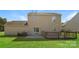 House exterior showcasing a deck and grassy backyard at 1614 Hardy Dr, Rock Hill, SC 29732
