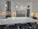 Bright kitchen features stainless steel appliances, an island, and ample cabinet space at 2510 Lentz Rd, China Grove, NC 28023
