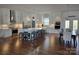 Large kitchen featuring an island, an eat-in area, and stainless steel appliances at 2510 Lentz Rd, China Grove, NC 28023