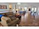 Open concept living area with a kitchen, a dining area, and natural light at 2510 Lentz Rd, China Grove, NC 28023