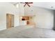 View from the living room showing the open layout into kitchen area at 3323 Darlington Rd, Matthews, NC 28105