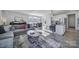 Open concept living area seamlessly connects to the dining and kitchen spaces at 343 Embers Ln, Clover, SC 29710